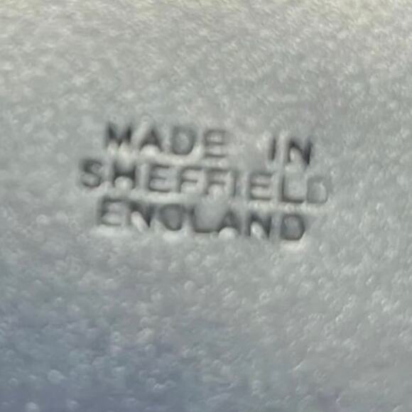 Sheffield England Silver Plate Footed Butter Dish Sheffield Butter Dish - Picture 4 of 5